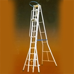 Trolley steps ladder
